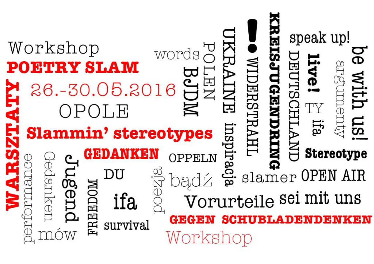 Slammin’ Stereotypes – Gedanken gegen Schubladendenken Slammin’ Stereotypes – Gedanken gegen Schubladendenken