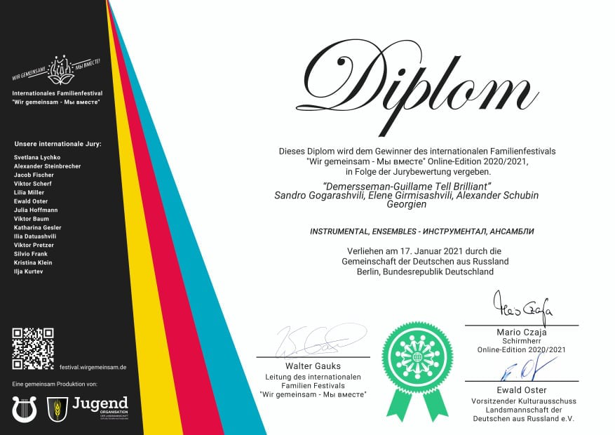 Instrumentales Ensemble gewinnt Internationales Familienfestival Instrumentales Ensemble gewinnt Internationales Familienfestival