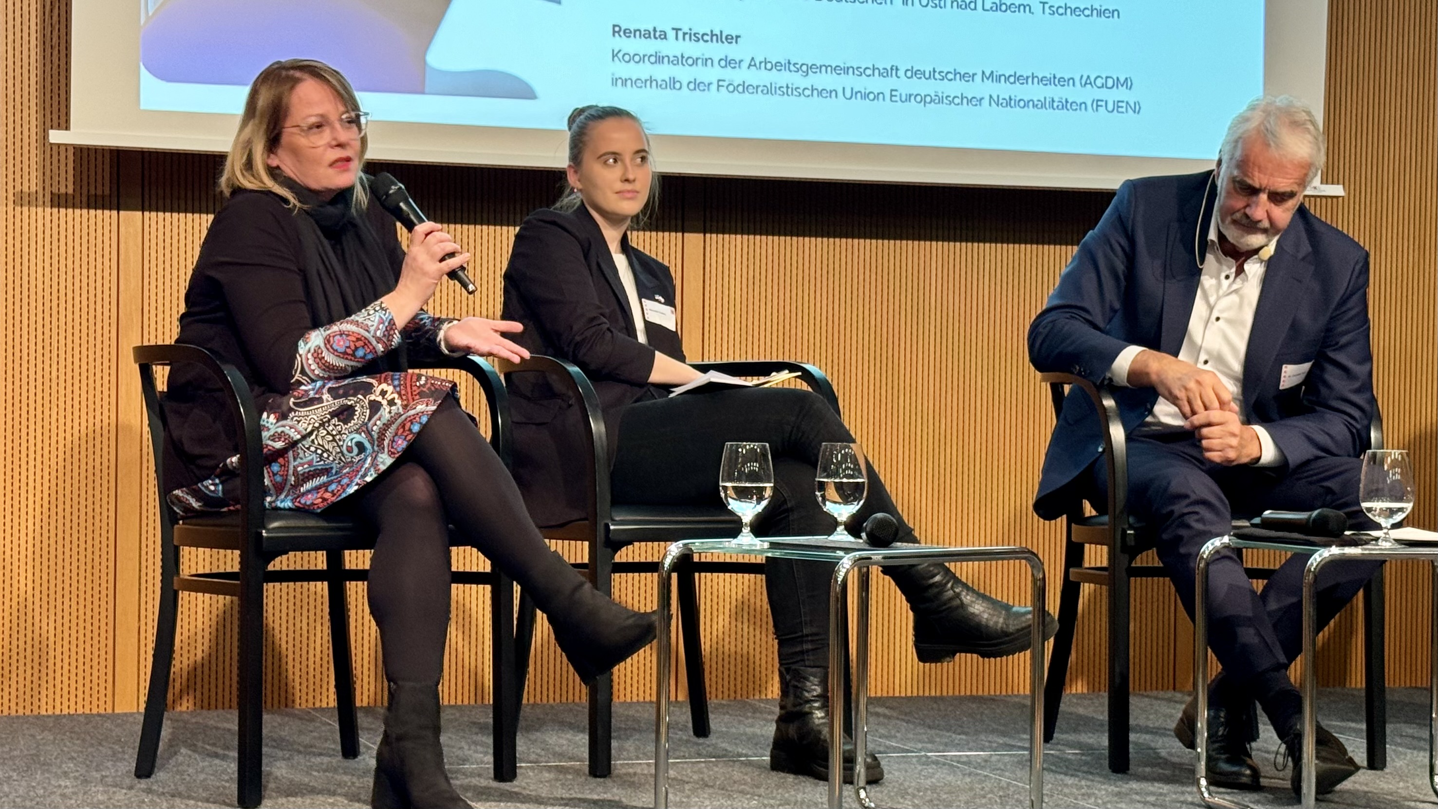 Podiumsdiskussion „Deutsche Minderheiten als Brücken der Völkerverständigung in Europa“ Podiumsdiskussion „Deutsche Minderheiten als Brücken der Völkerverständigung in Europa“