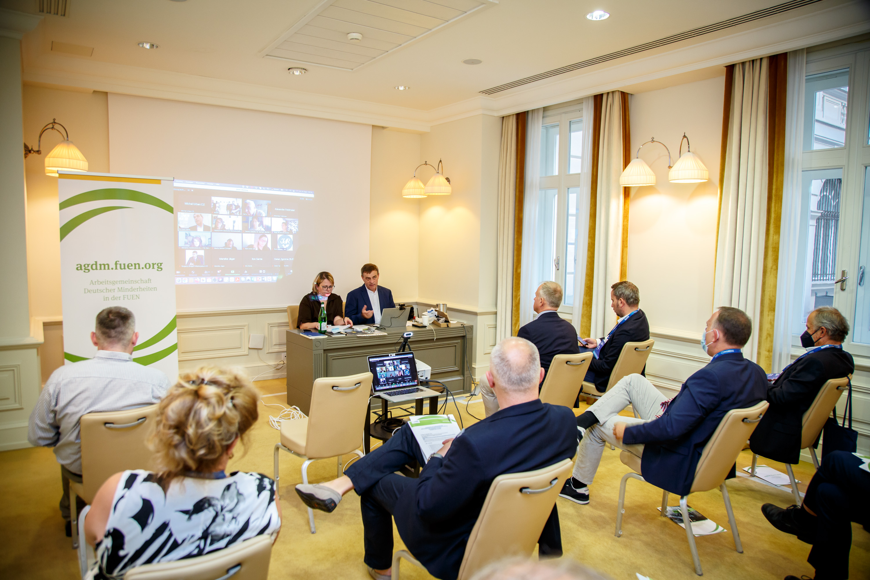 AGDM Sitzung auf dem FUEN Kongress 2021 AGDM Sitzung auf dem FUEN Kongress 2021