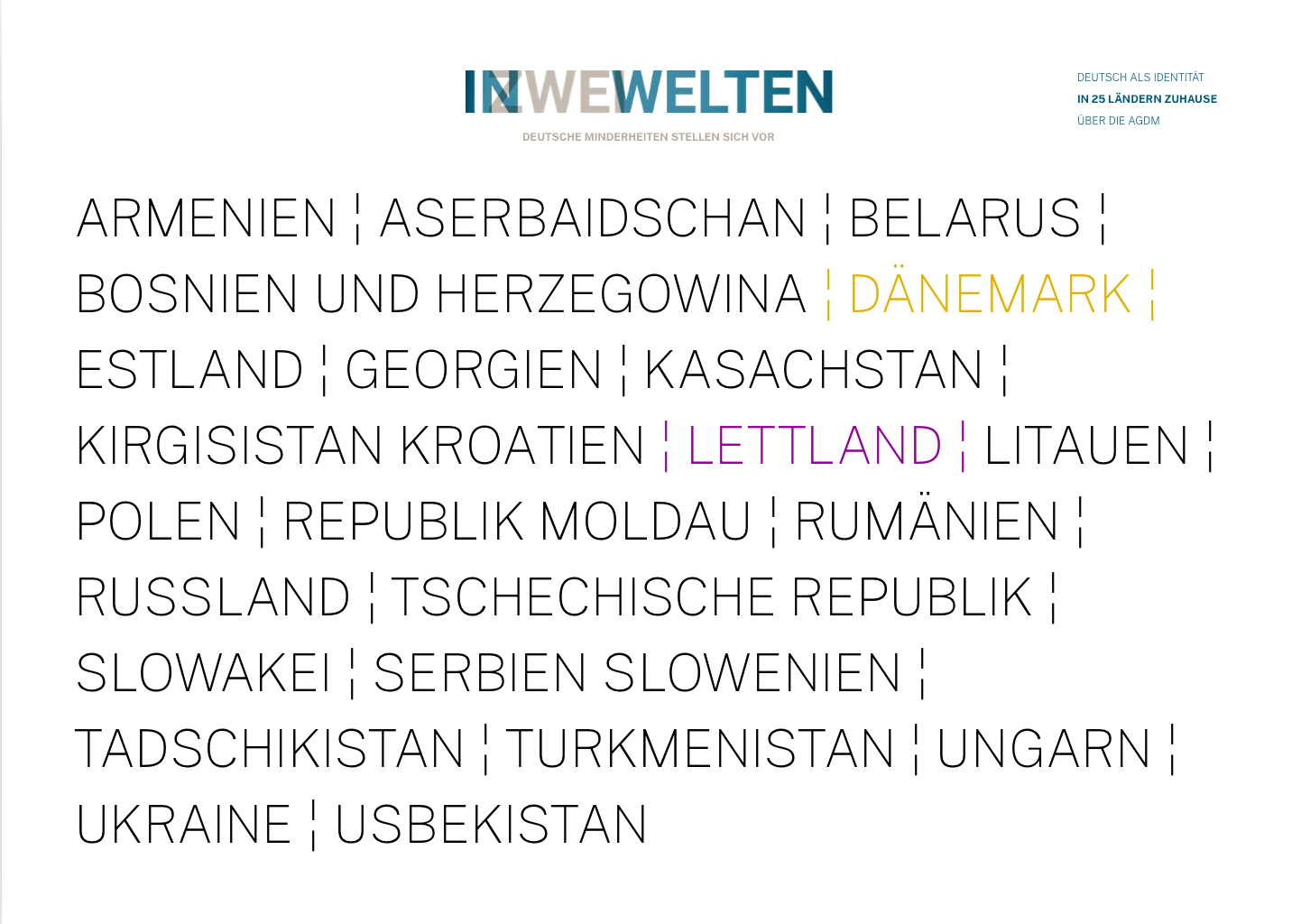Die AGDM Ausstellung ‘IN ZWEI WELTEN’ ab sofort auch digital zu besuchen! Die AGDM Ausstellung ‘IN ZWEI WELTEN’ ab sofort auch digital zu besuchen!