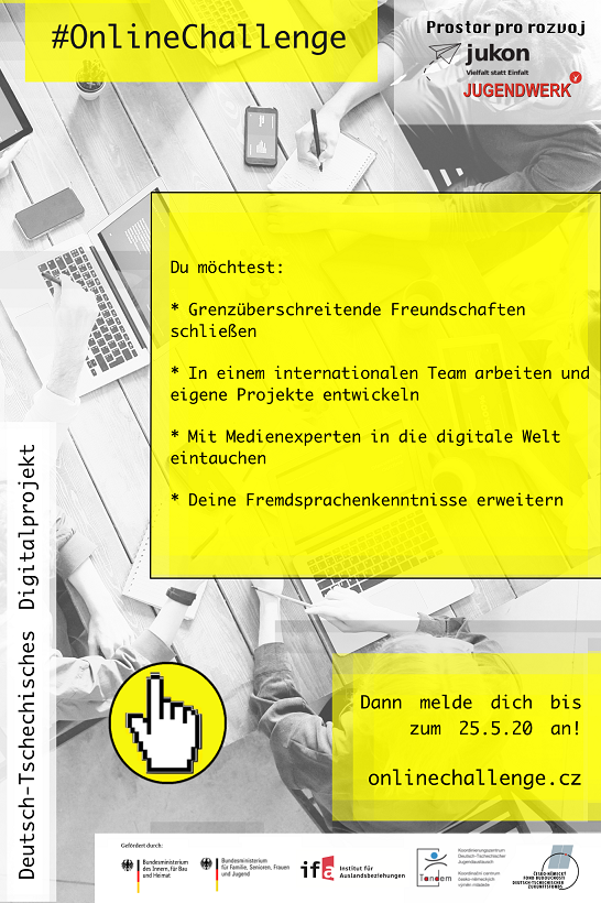 Teilnehmer für „OnlineChallenge“ gesucht Teilnehmer für „OnlineChallenge“ gesucht