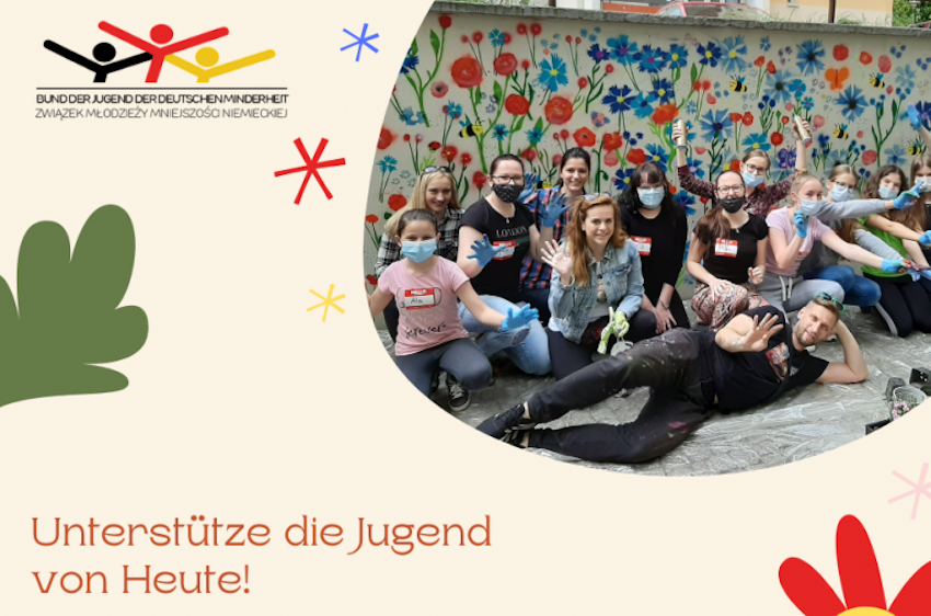 Unterstütze die Jugend der deutschen Minderheit! Unterstütze die Jugend der deutschen Minderheit!