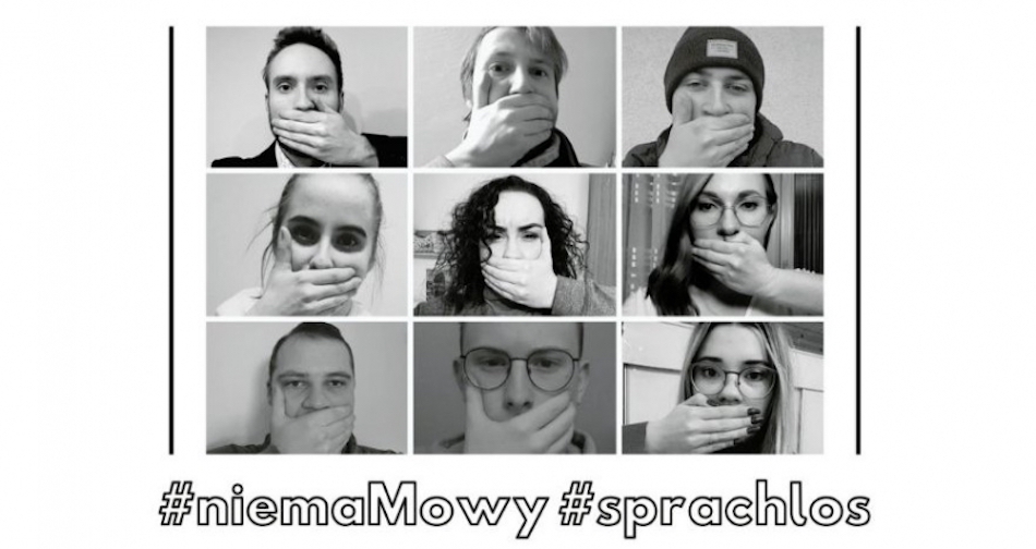 #niemamowy #sprachlos - schweigender Protest der Jugend #niemamowy #sprachlos - schweigender Protest der Jugend