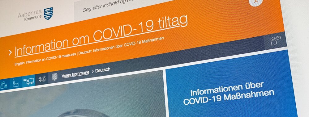 Dänemark: Kaum Corona-Infos auf Deutsch Dänemark: Kaum Corona-Infos auf Deutsch