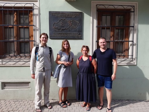 Zu Besuch in der Redaktion des Karpatenblattes Zu Besuch in der Redaktion des Karpatenblattes